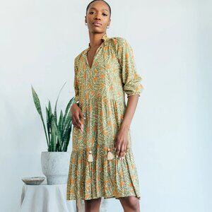 Roma Sienna midi boho lenzing dress, XS/S